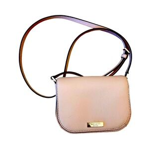 KATE SPADE Half Moon Crossbody Bag in Pale Pink